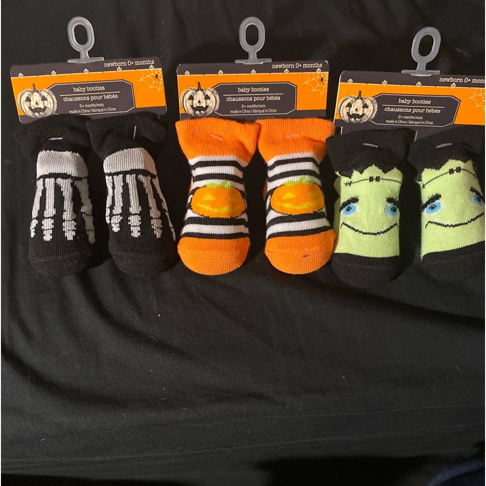 Baby Halloween socks